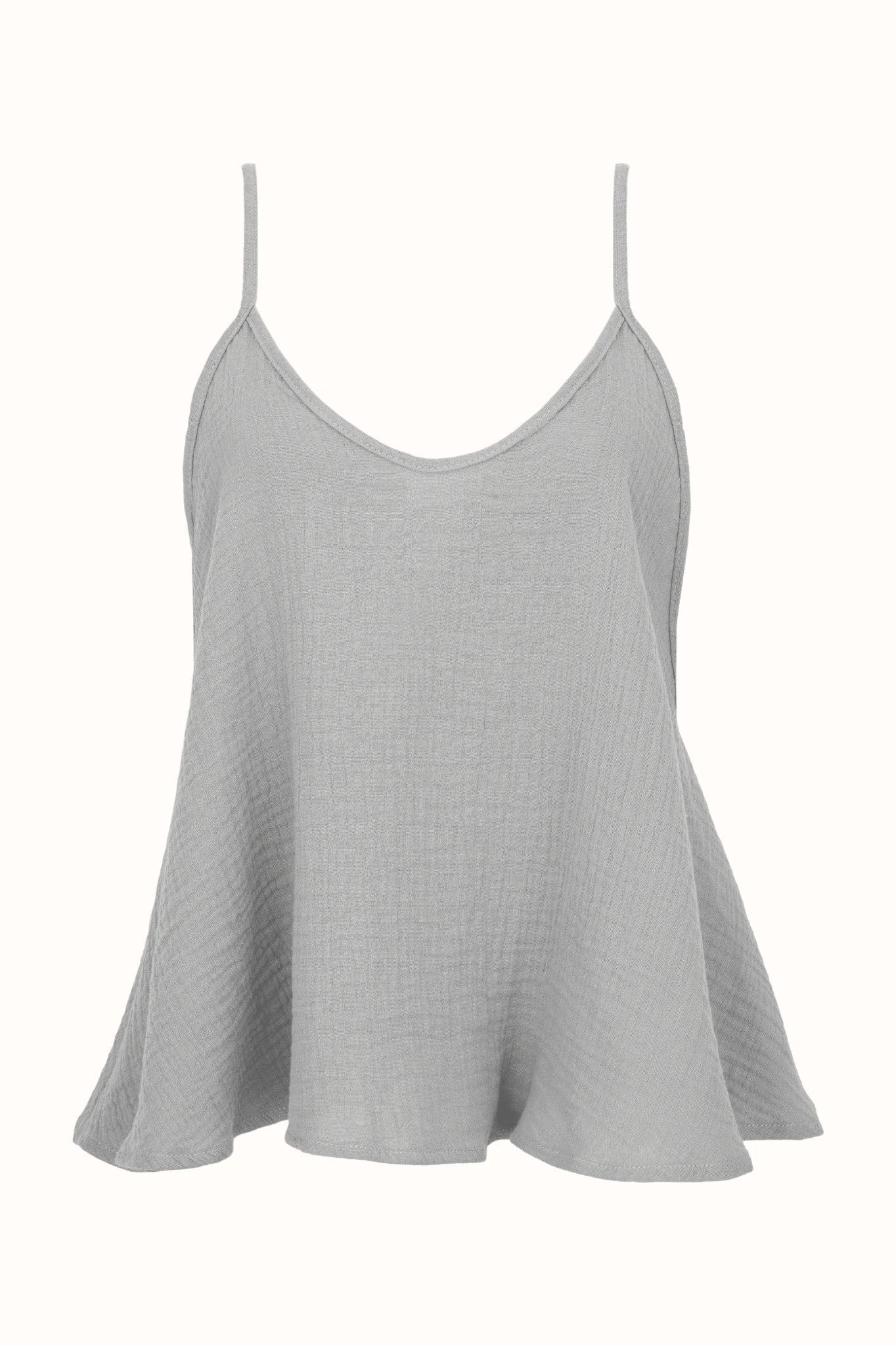 Victoria Muslin Nursing Top - Silver